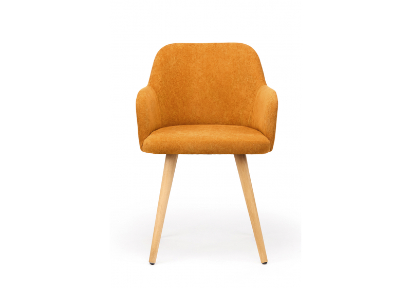 Стул деревянный, Инфини 360 терракота (ocean 015) / светлое дерево