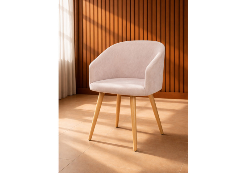 Стул деревянный, Монер 360 латте (glory 10) / светлое дерево