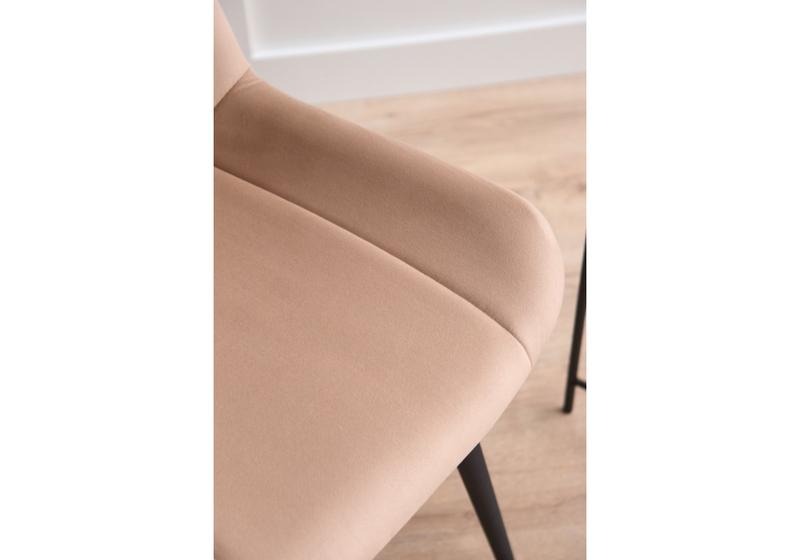 Стул на металлокаркасе, Седа бежевый (zd 210) / черный np