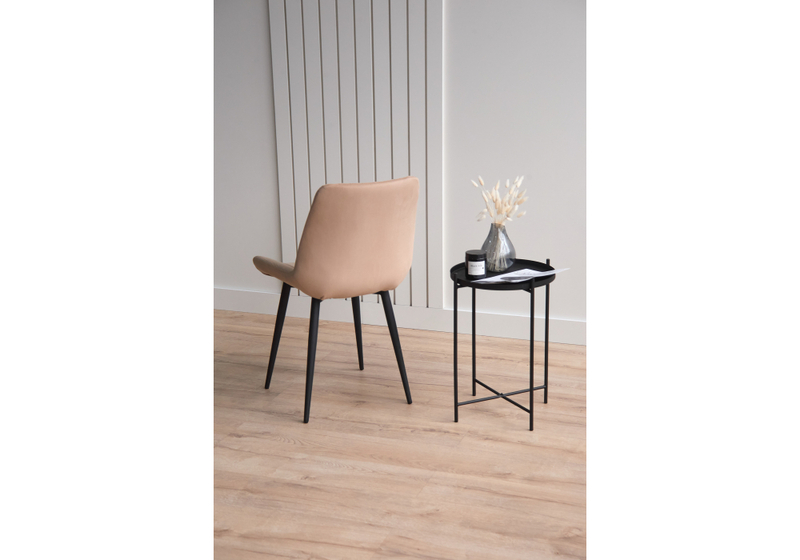 Стул на металлокаркасе, Седа бежевый (zd 210) / черный np