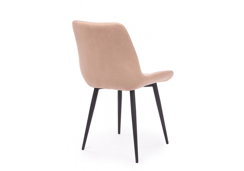 Стул на металлокаркасе, Челси К бежевый (zd 210) / черный np