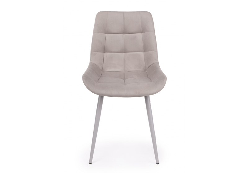 Стул на металлокаркасе, Челси 360 К латте (zd 290) / серый np