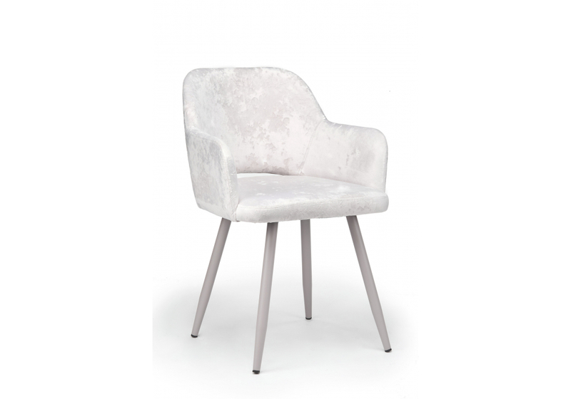 Стул на металлокаркасе, Эолин 360 светло-бежевый (simple 011) / серый