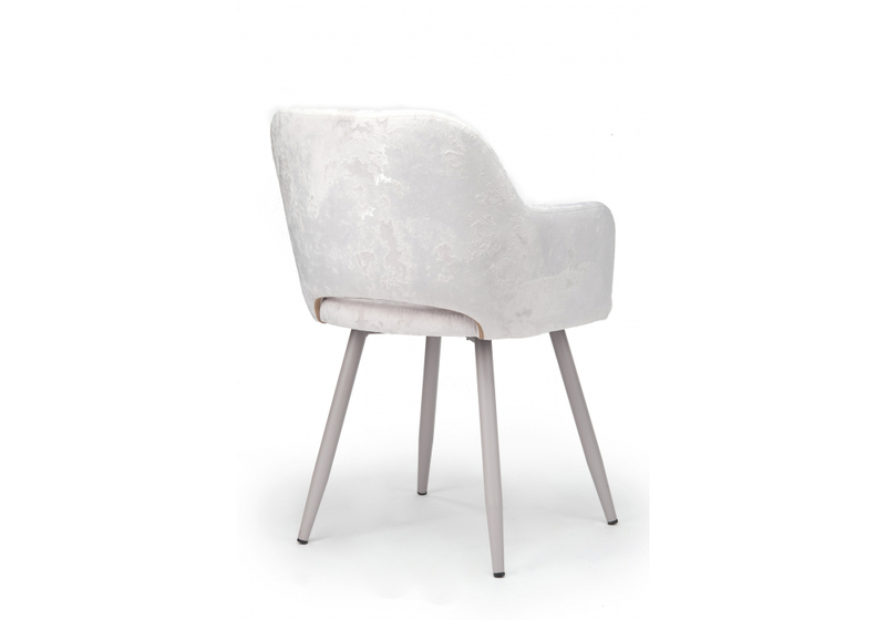 Стул на металлокаркасе, Эолин 360 светло-бежевый (simple 011) / серый