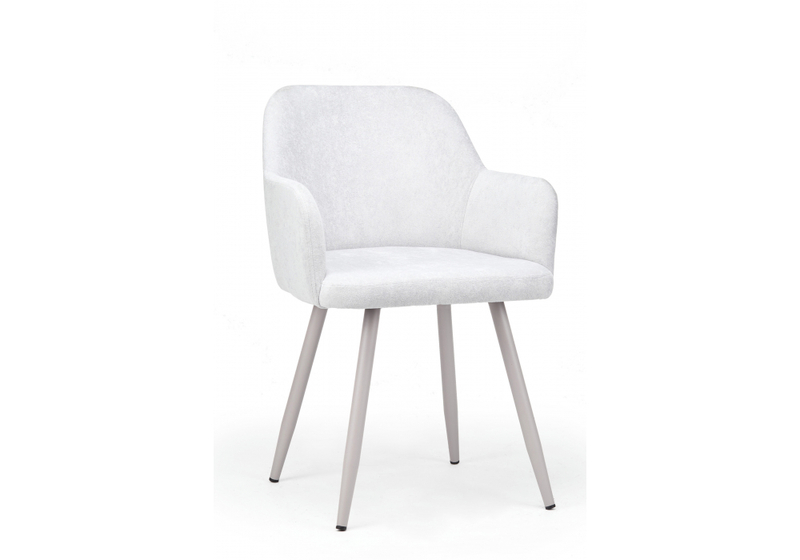 Стул на металлокаркасе, Инфини 360 светло-серый (ocean 021) / серый