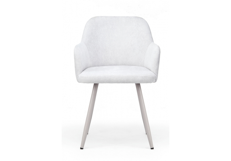 Стул на металлокаркасе, Инфини 360 светло-серый (ocean 021) / серый