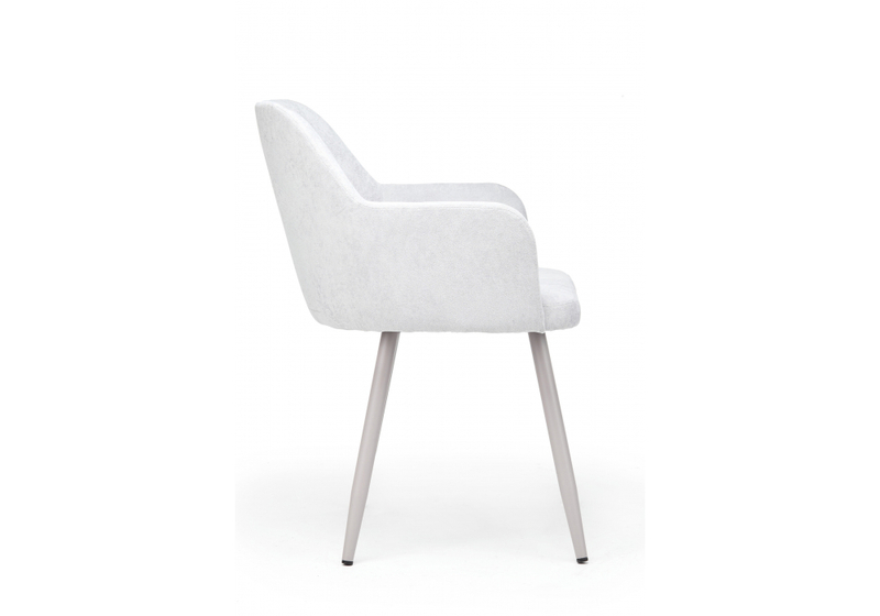 Стул на металлокаркасе, Инфини 360 светло-серый (ocean 021) / серый