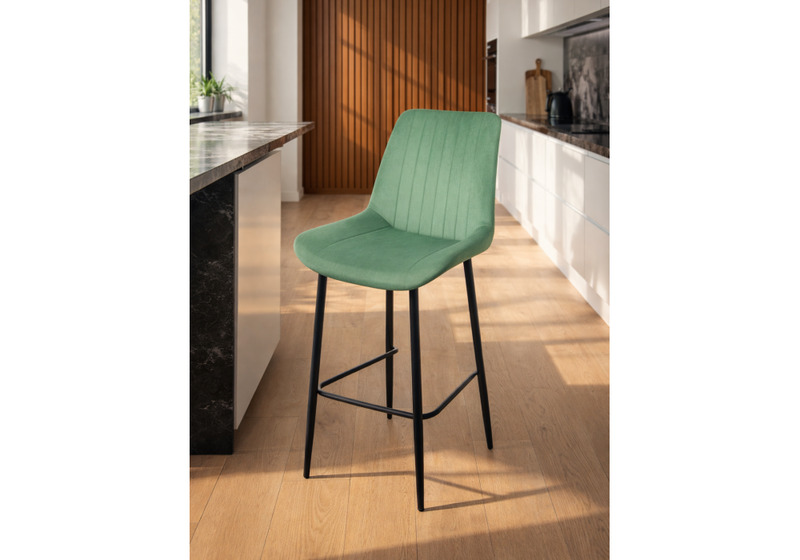 Барный стул, Седа 360 фисташковый (zd 651) / черный np