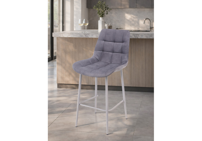 Барный стул, Челси темно-серый (zd 995) / серый np