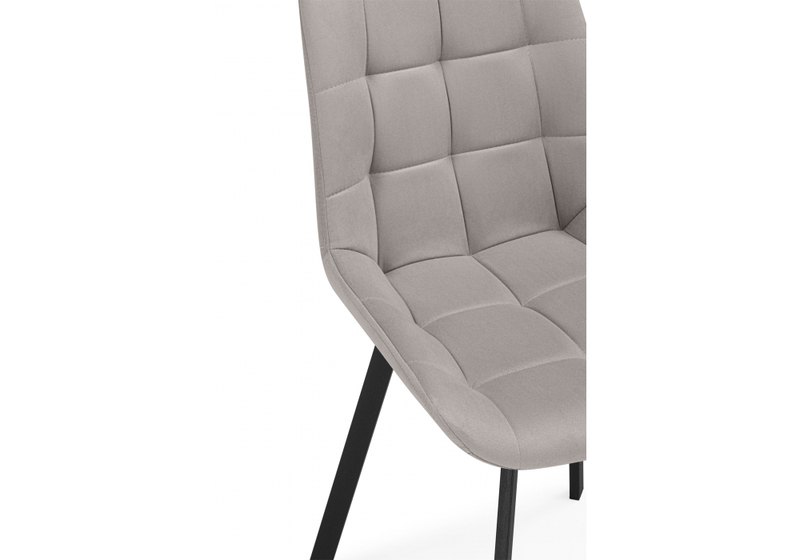 Стул на металлокаркасе, Челси П латте (zd 290) / черный