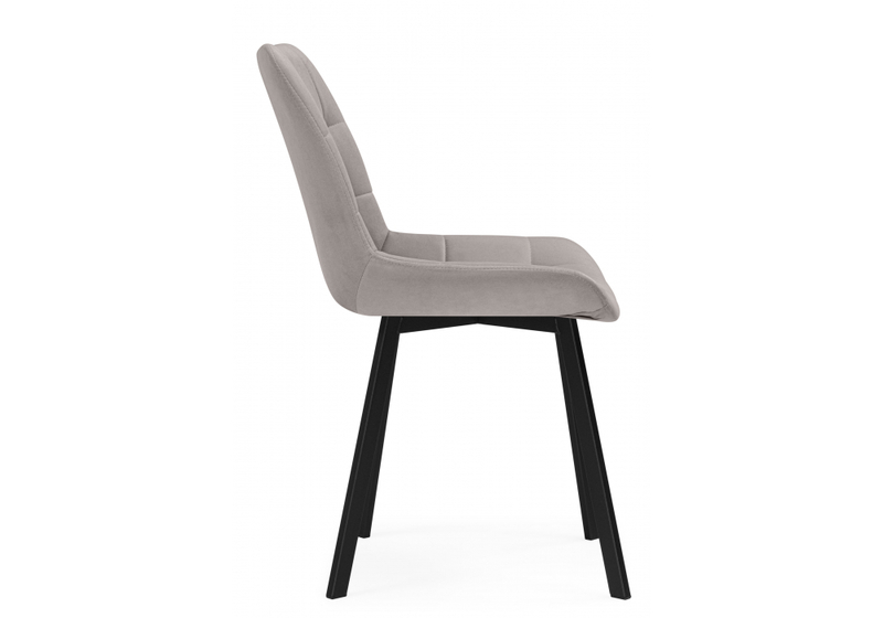 Стул на металлокаркасе, Челси П латте (zd 290) / черный