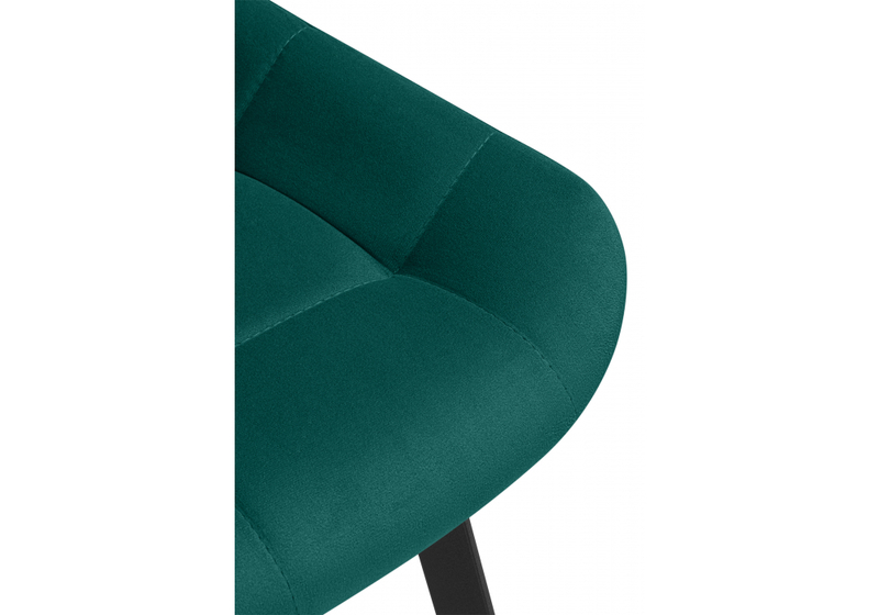 Стул на металлокаркасе, Челси П зеленый (zd 667) / черный