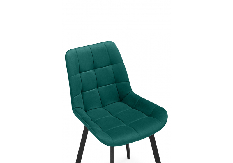 Стул на металлокаркасе, Челси П зеленый (zd 667) / черный