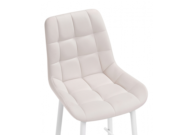 Барный стул, Алст К крутящийся молочный / белый