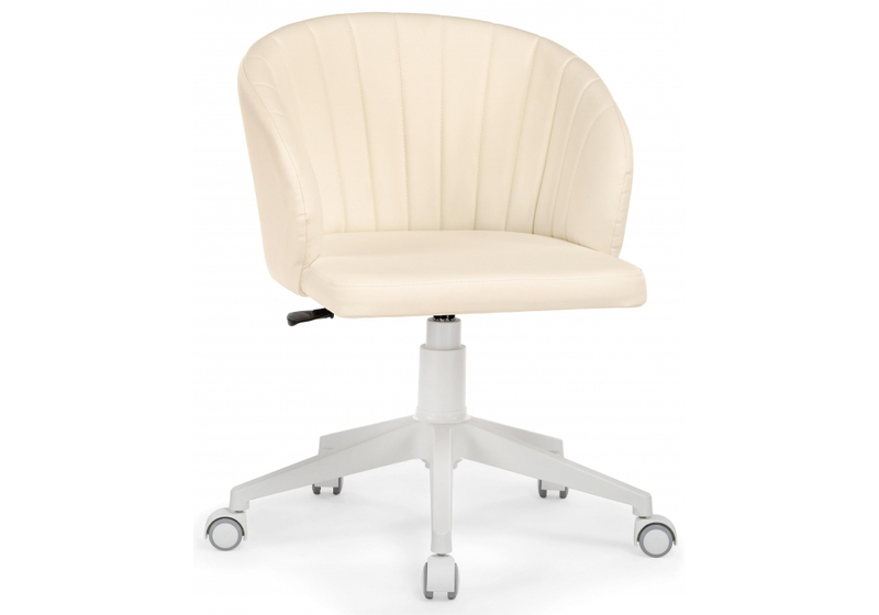 Офисное кресло, Пард экокожа слоновая кость