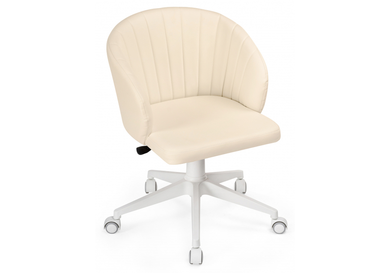 Офисное кресло, Пард экокожа слоновая кость
