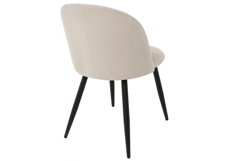 Стул на металлокаркасе, Gabi 1 beige / black