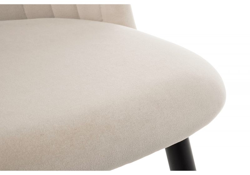 Стул на металлокаркасе, Gabi 1 beige / black