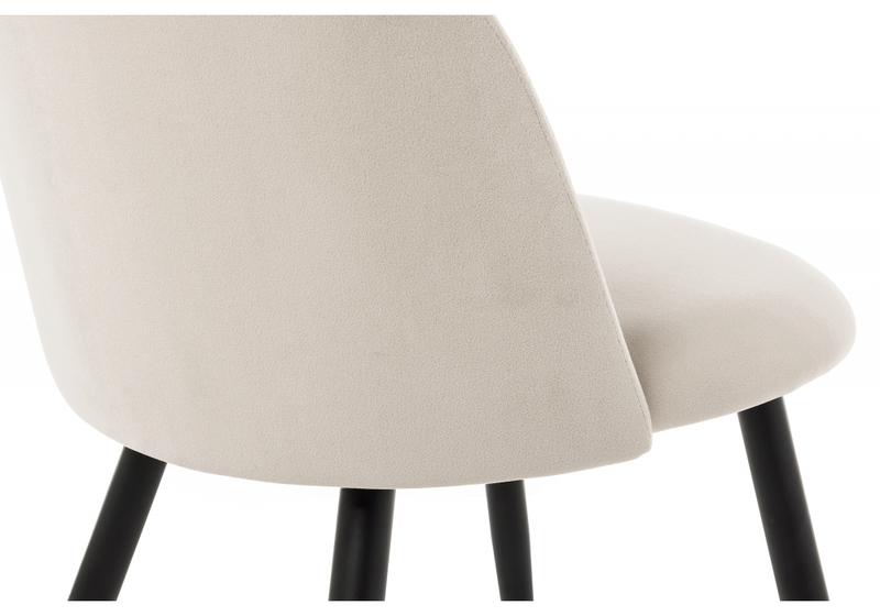 Стул на металлокаркасе, Gabi 1 beige / black