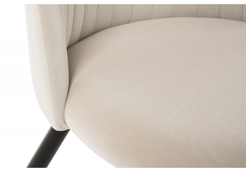 Стул на металлокаркасе, Gabi 1 beige / black