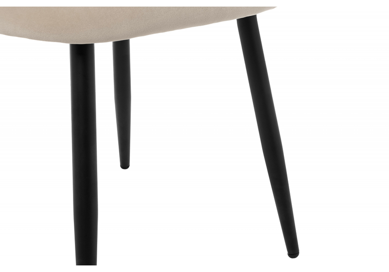 Стул на металлокаркасе, Gabi 1 beige / black