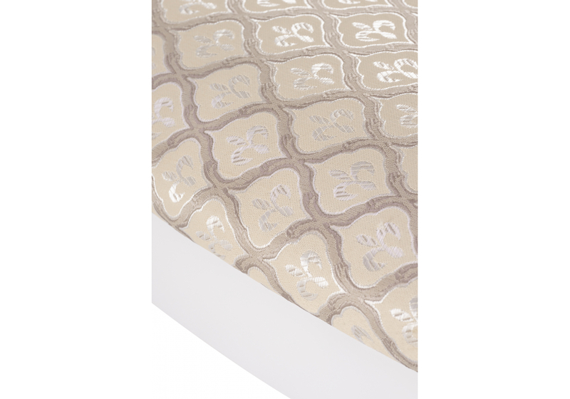 Стул деревянный, Фабиано белый / бежевый