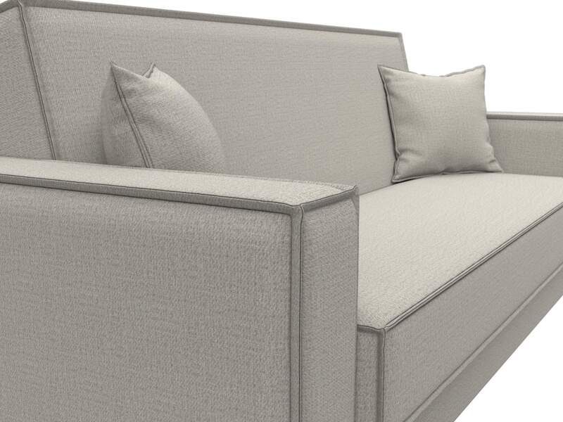 Диван-книжка Куба, Рогожка, Амур 02 бежевый