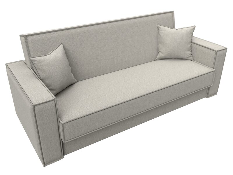 Диван-книжка Куба, Рогожка, Амур 02 бежевый