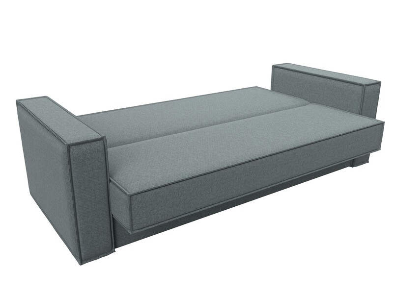 Диван-книжка Куба, Рогожка, Амур 07 серый