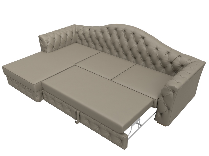 Диван угловой Артис левый угол, Экокожа, GRIFON 04 бежевый