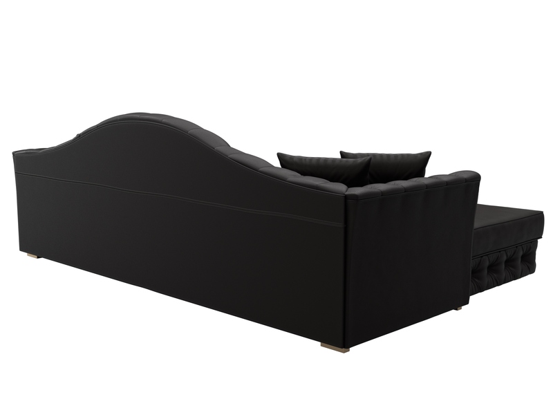 Диван угловой Артис левый угол, Экокожа, GRIFON 12 коричневый