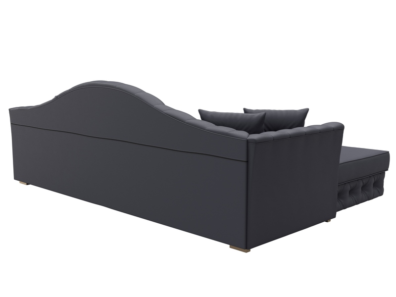 Диван угловой Артис левый угол, Экокожа, GRIFON 15 серый