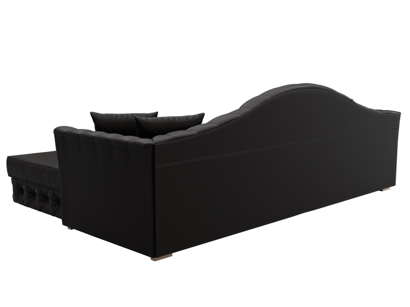 Диван угловой Артис правый угол, Экокожа, GRIFON 12 коричневый