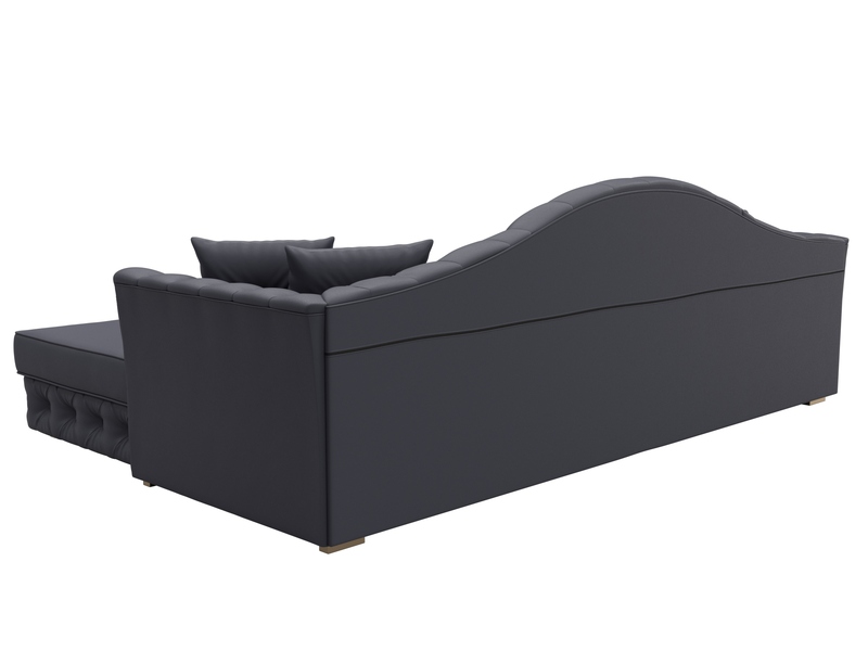 Диван угловой Артис правый угол, Экокожа, GRIFON 15 серый