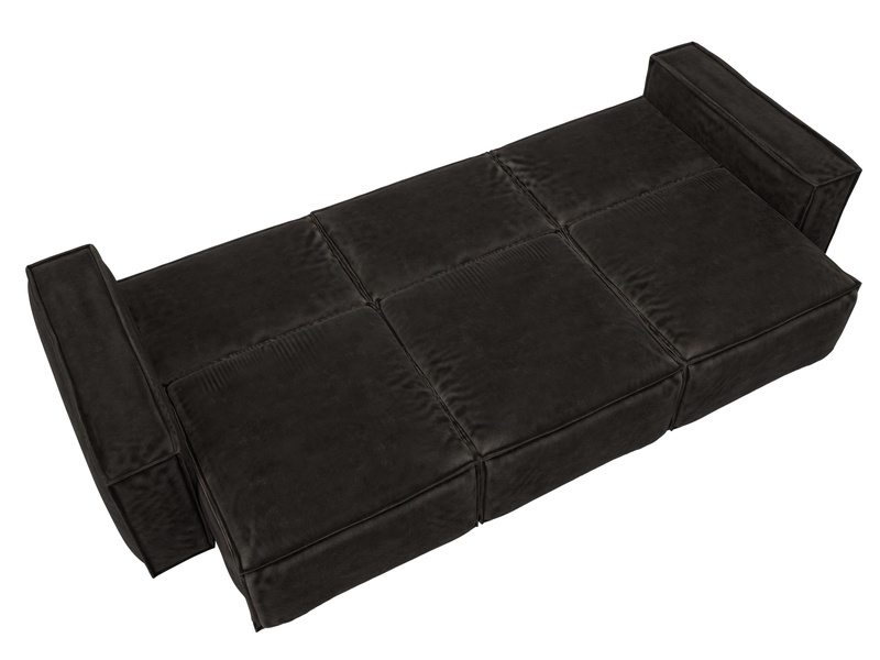 Диван прямой Лига-081 НПБ Лонг, Велюр, BRUT 17 коричневый