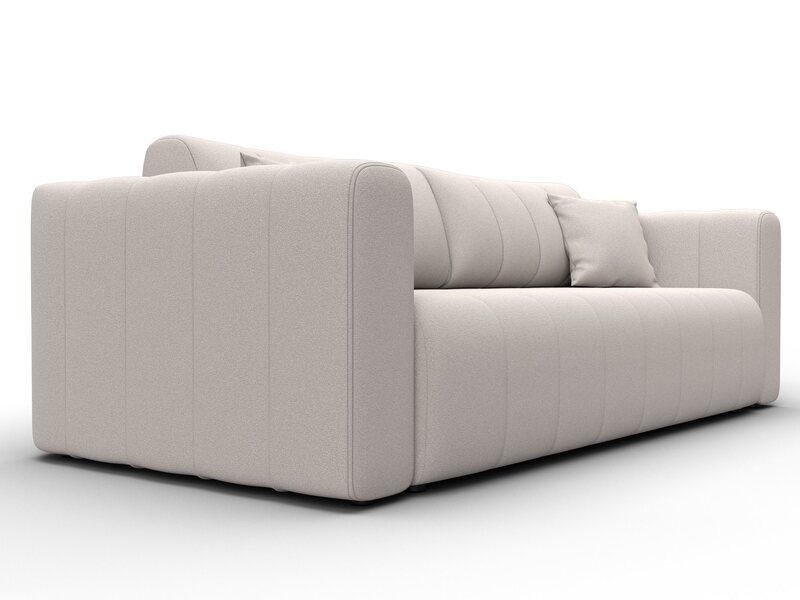 Диван прямой Лига-062 НПБ, Замша, JOLY 05 бежевый