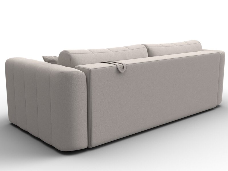 Диван прямой Лига-062 НПБ, Замша, JOLY 05 бежевый