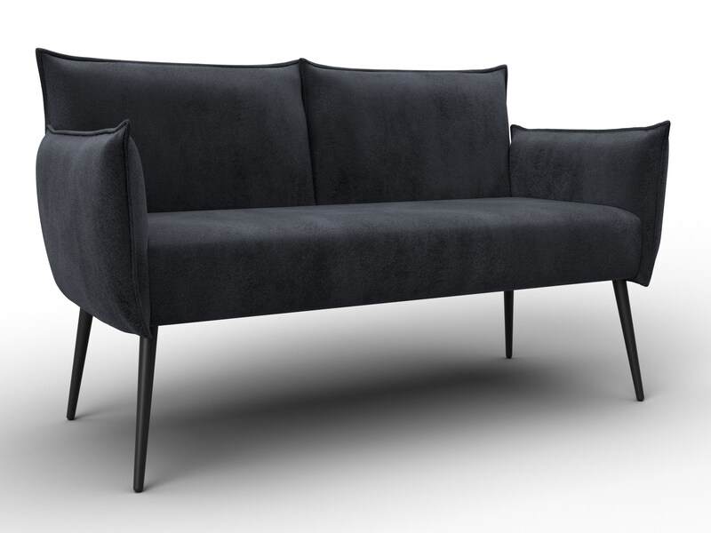 Диван прямой Лига-083, Велюр, TOWER 11 темно-серый