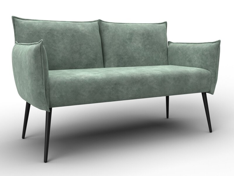 Диван прямой Лига-083, Велюр, BRUT 08 зеленый