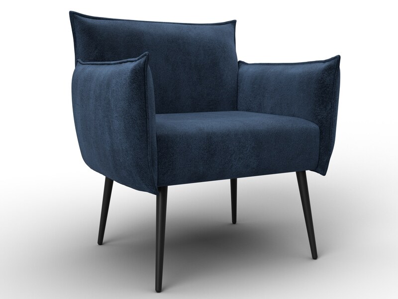 Кресло Лига-083, Велюр, TOWER 13 синий