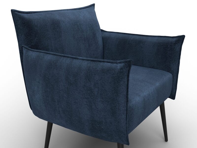 Кресло Лига-083, Велюр, TOWER 13 синий