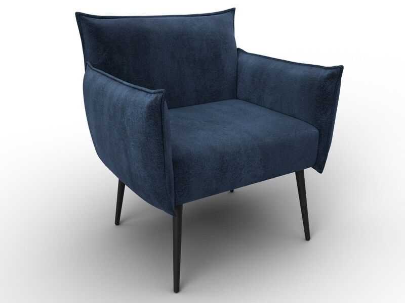 Кресло Лига-083, Велюр, TOWER 13 синий