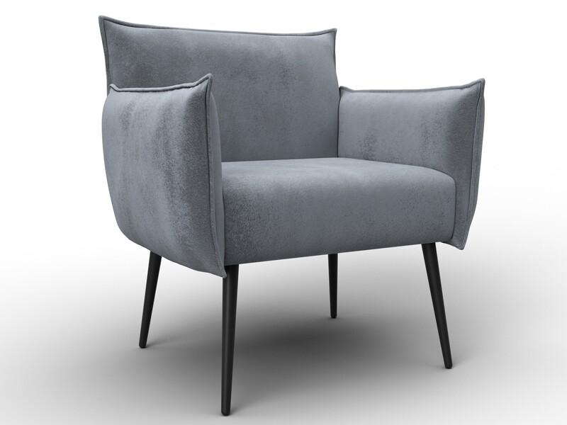 Кресло Лига-083, Велюр, TOWER 10 серый