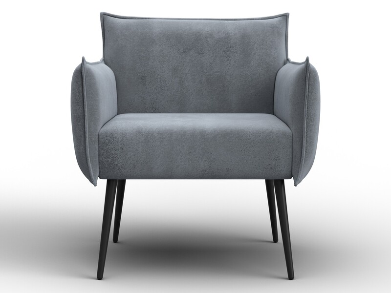 Кресло Лига-083, Велюр, TOWER 10 серый