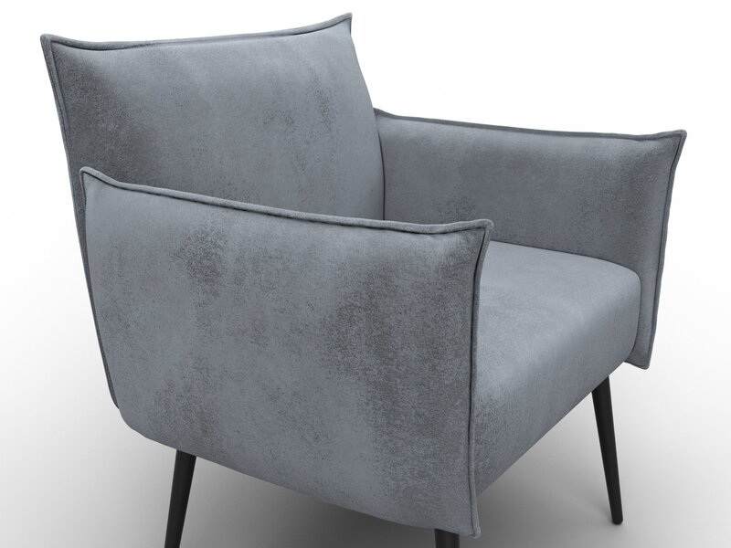 Кресло Лига-083, Велюр, TOWER 10 серый