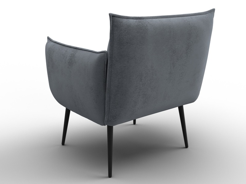 Кресло Лига-083, Велюр, TOWER 10 серый