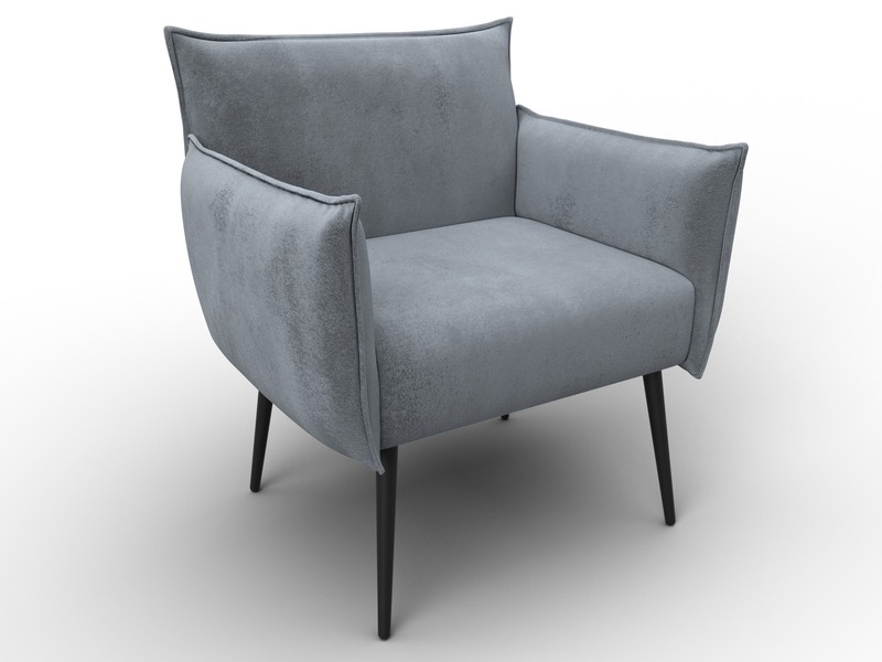 Кресло Лига-083, Велюр, TOWER 10 серый