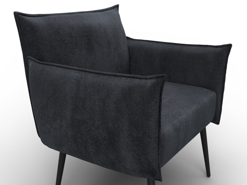 Кресло Лига-083, Велюр, TOWER 11 темно-серый