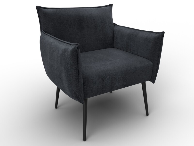 Кресло Лига-083, Велюр, TOWER 11 темно-серый