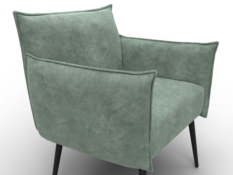 Кресло Лига-083, Велюр, BRUT 08 зеленый